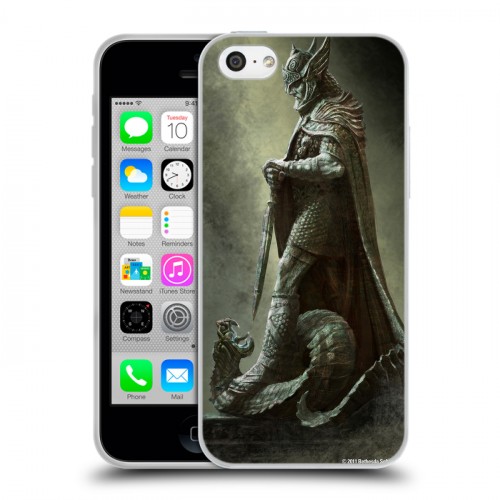 Дизайнерский пластиковый чехол для Iphone 5c Skyrim