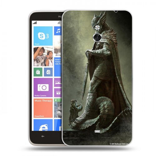 Дизайнерский пластиковый чехол для Nokia Lumia 1320 Skyrim