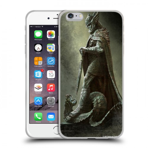 Дизайнерский силиконовый чехол для Iphone 6 Plus/6s Plus Skyrim