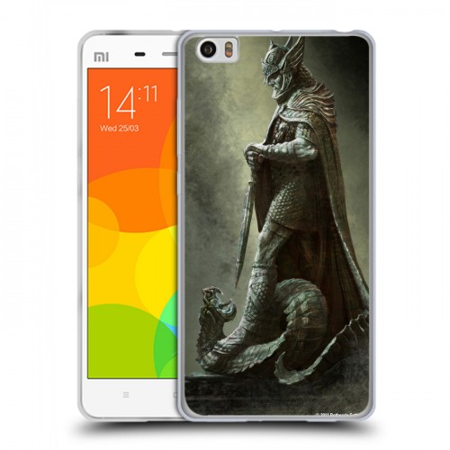 Дизайнерский силиконовый чехол для Xiaomi Mi Note Skyrim