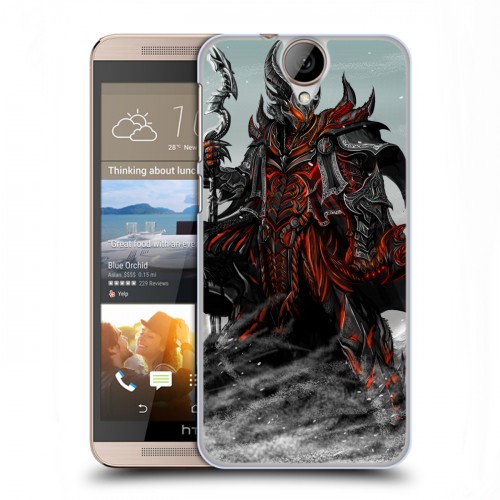 Дизайнерский пластиковый чехол для HTC One E9+ Skyrim