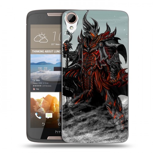 Дизайнерский пластиковый чехол для HTC Desire 828 Skyrim