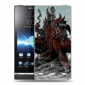 Дизайнерский пластиковый чехол для Sony Xperia S Skyrim