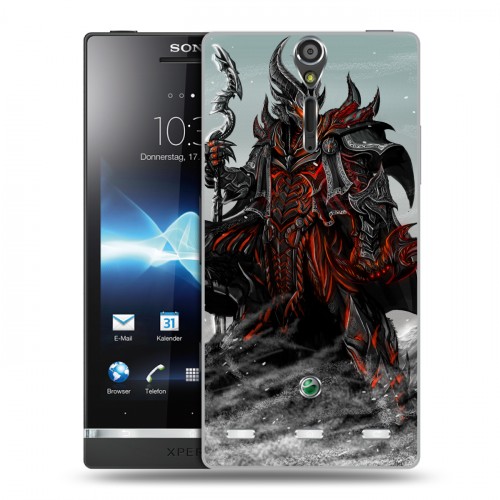 Дизайнерский пластиковый чехол для Sony Xperia S Skyrim