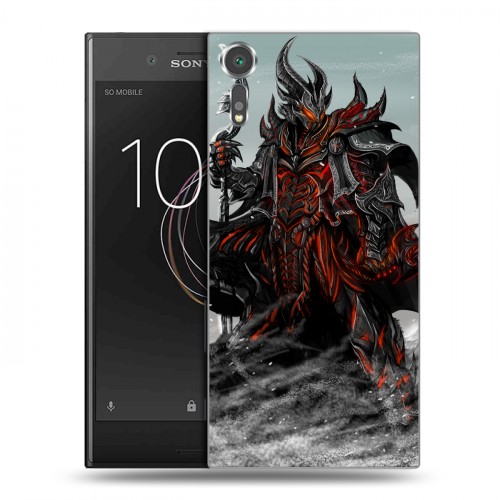 Дизайнерский пластиковый чехол для Sony Xperia XZs Skyrim