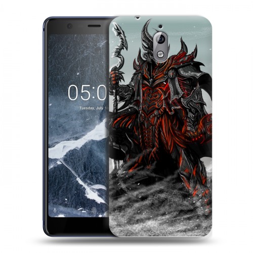 Дизайнерский силиконовый чехол для Nokia 3.1 Skyrim