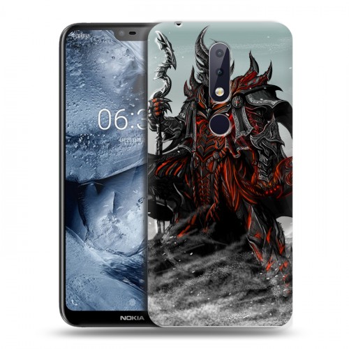 Дизайнерский пластиковый чехол для Nokia 6.1 Plus Skyrim