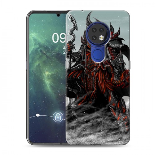 Дизайнерский силиконовый чехол для Nokia 6.2 Skyrim