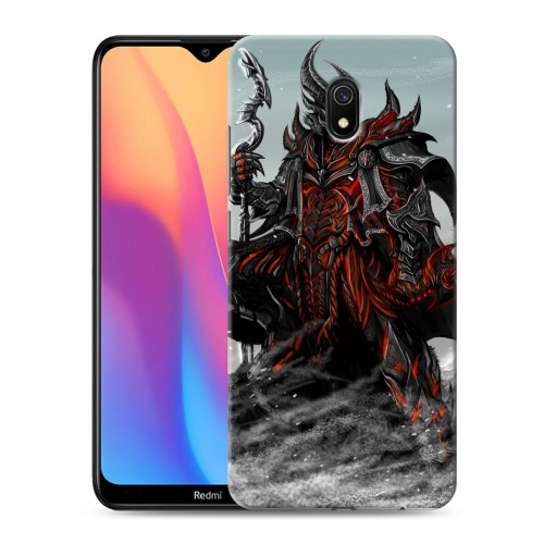 Дизайнерский силиконовый с усиленными углами чехол для Xiaomi RedMi 8A Skyrim