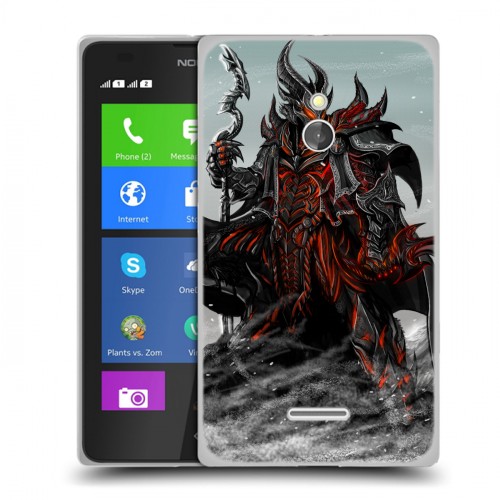 Дизайнерский силиконовый чехол для Nokia XL Skyrim