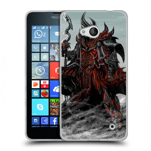 Дизайнерский пластиковый чехол для Microsoft Lumia 640 Skyrim