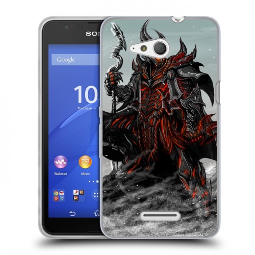 Дизайнерский пластиковый чехол для Sony Xperia E4g Skyrim