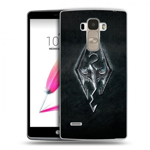 Дизайнерский пластиковый чехол для LG G4 Stylus Skyrim