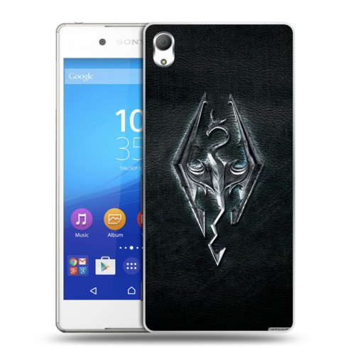 Дизайнерский пластиковый чехол для Sony Xperia Z3+ Skyrim