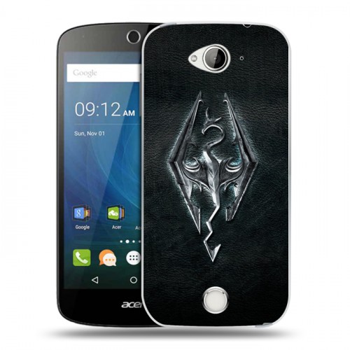 Дизайнерский силиконовый чехол для Acer Liquid Z530 Skyrim