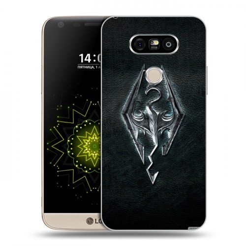 Дизайнерский пластиковый чехол для LG G5 Skyrim