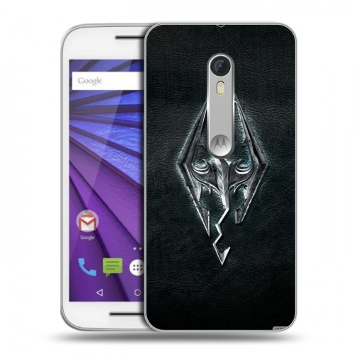 Дизайнерский пластиковый чехол для Lenovo Moto G Skyrim