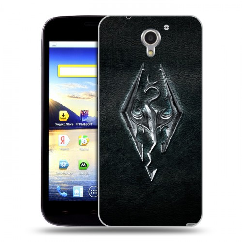 Дизайнерский пластиковый чехол для ZTE Blade A510 Skyrim