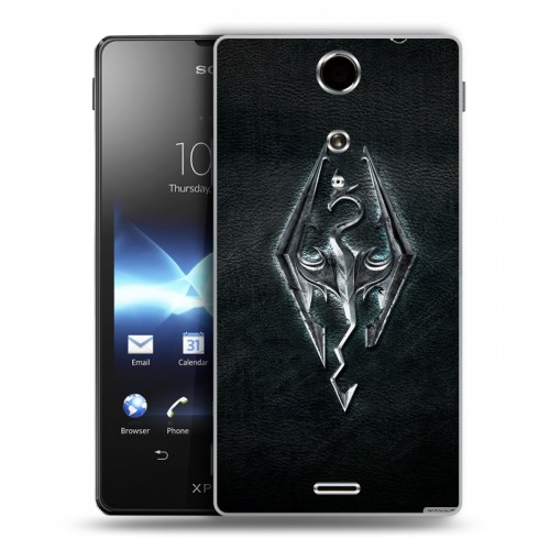 Дизайнерский пластиковый чехол для Sony Xperia TX Skyrim