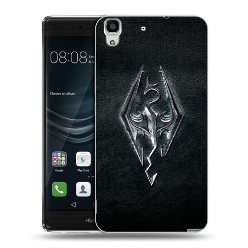 Дизайнерский пластиковый чехол для Huawei Y6II Skyrim