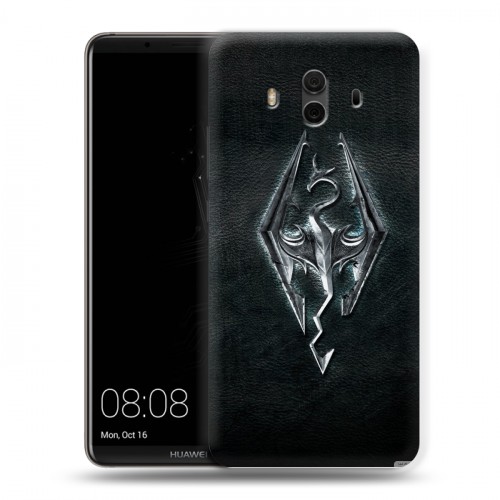 Дизайнерский пластиковый чехол для Huawei Mate 10 Skyrim