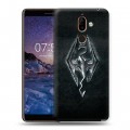 Дизайнерский пластиковый чехол для Nokia 7 Plus Skyrim