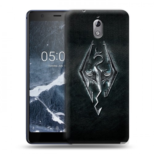 Дизайнерский пластиковый чехол для Nokia 3.1 Skyrim