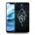 Дизайнерский пластиковый чехол для Nokia 5.1 Plus Skyrim