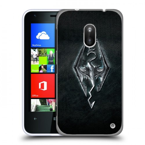 Дизайнерский силиконовый чехол для Nokia Lumia 620 Skyrim