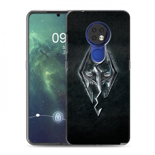 Дизайнерский силиконовый чехол для Nokia 6.2 Skyrim