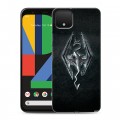 Дизайнерский пластиковый чехол для Google Pixel 4 Skyrim