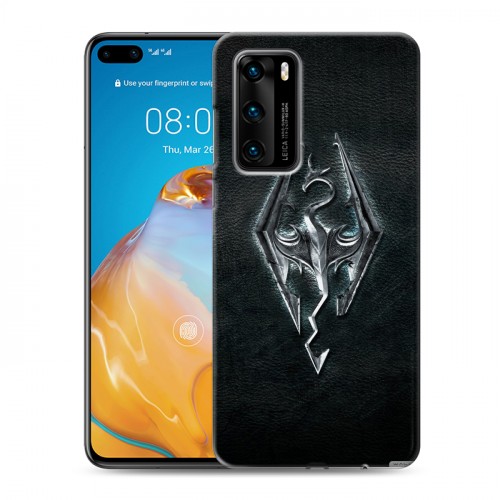 Дизайнерский пластиковый чехол для Huawei P40 Skyrim