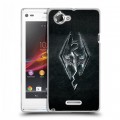 Дизайнерский пластиковый чехол для Sony Xperia L Skyrim