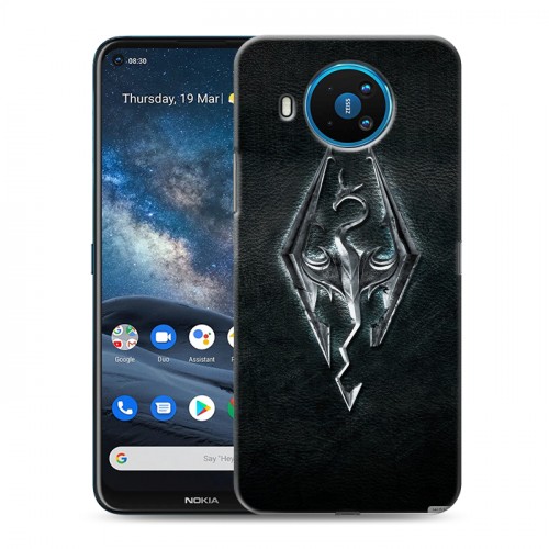 Дизайнерский силиконовый чехол для Nokia 8.3 Skyrim