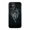 Дизайнерский силиконовый с усиленными углами чехол для Iphone 12 Mini Skyrim