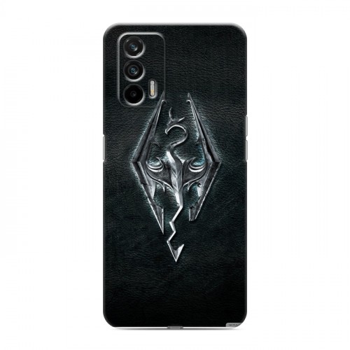 Дизайнерский силиконовый чехол для Realme GT Skyrim