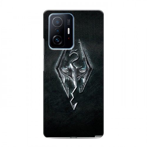 Дизайнерский силиконовый с усиленными углами чехол для Xiaomi 11T Skyrim