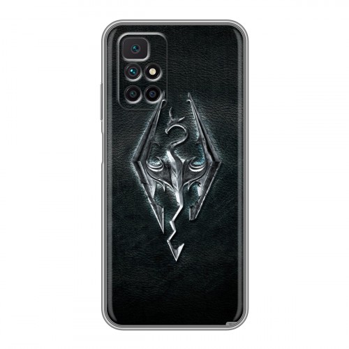 Дизайнерский силиконовый с усиленными углами чехол для Xiaomi Redmi 10 Skyrim