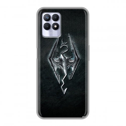 Дизайнерский силиконовый чехол для Realme 8i Skyrim