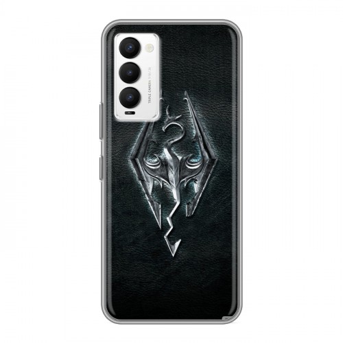 Дизайнерский силиконовый чехол для Tecno Camon 18 Skyrim