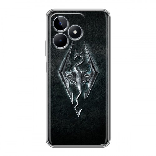 Дизайнерский силиконовый чехол для Realme C53 Skyrim