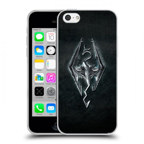 Дизайнерский пластиковый чехол для Iphone 5c Skyrim