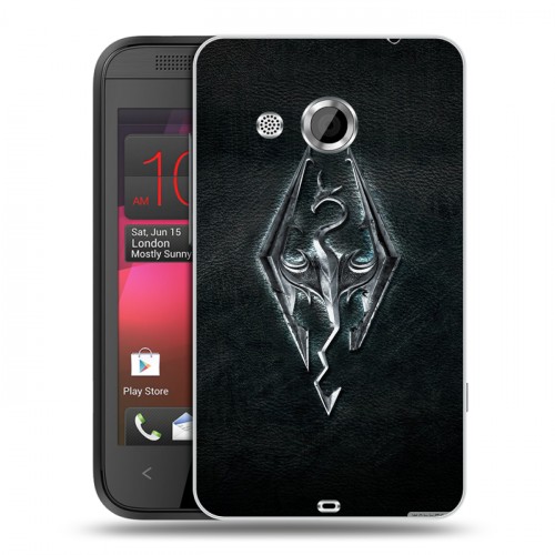 Дизайнерский пластиковый чехол для HTC Desire 200 Skyrim