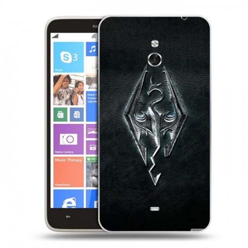 Дизайнерский пластиковый чехол для Nokia Lumia 1320 Skyrim