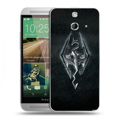 Дизайнерский пластиковый чехол для HTC One E8 Skyrim