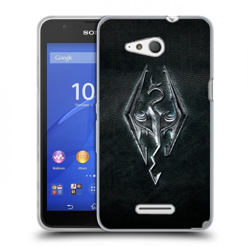 Дизайнерский пластиковый чехол для Sony Xperia E4g Skyrim