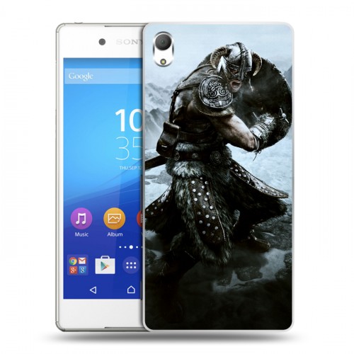 Дизайнерский пластиковый чехол для Sony Xperia Z3+ Skyrim