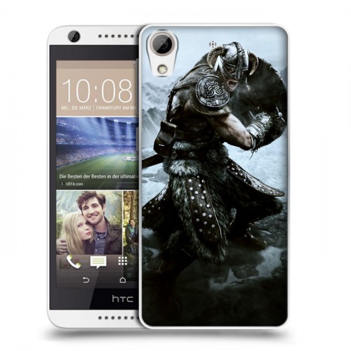 Дизайнерский силиконовый чехол для HTC Desire 626 Skyrim