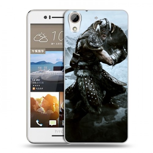 Дизайнерский пластиковый чехол для HTC Desire 728 Skyrim