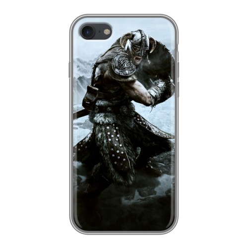 Дизайнерский силиконовый чехол для Iphone 7 Skyrim